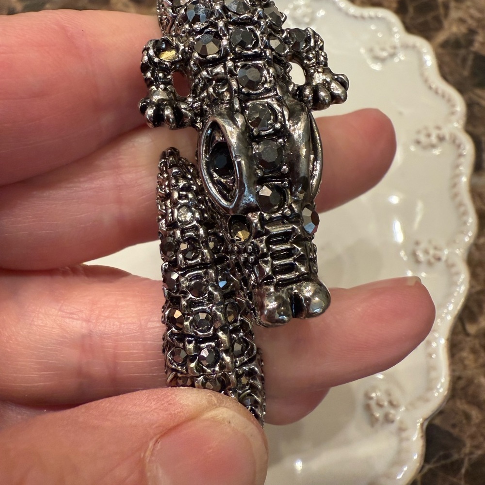 Crocodile Statement Bracelet